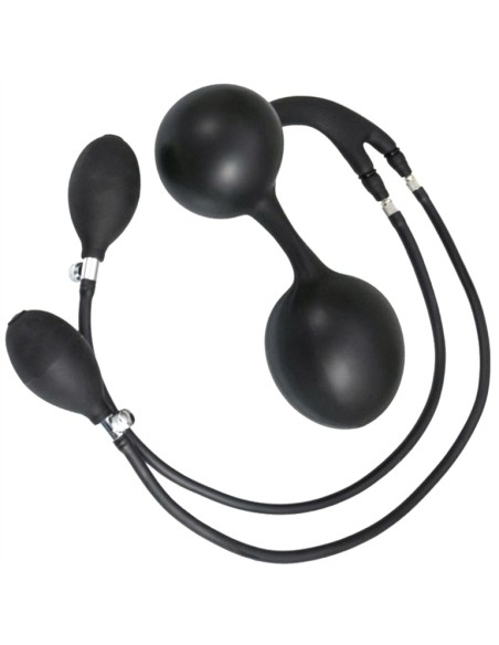 Plug Gonflable Double Airbag 21 x 6 cm | FetishXplore