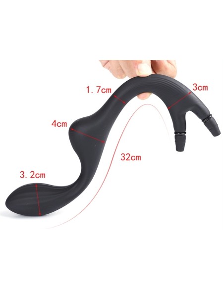 Plug Gonflable Double Airbag 21 x 6 cm | FetishXplore