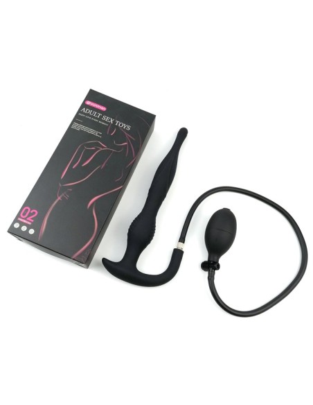 Plug Gonflable Gonflimmy 24 x 3.6 cm Noir | FetishXplore