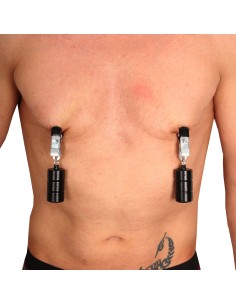 Pince-Téton avec Poids 400g x2 The Red | FetishXplore 2