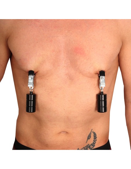 Pince-Téton avec Poids 400g x2 The Red | FetishXplore
