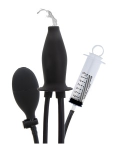 Plug Gonflable Lubinflat Butt 10.5 x 4 cm Noir | FetishXplore