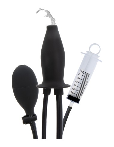 Plug Gonflable Lubinflat Butt 10.5 x 4 cm Noir | FetishXplore