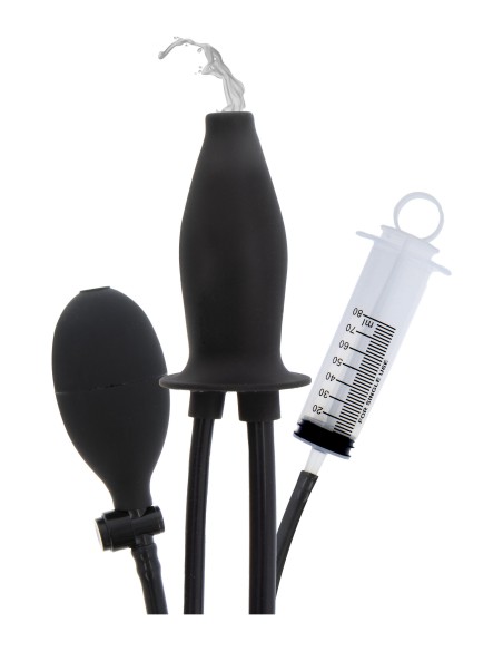 Plug Gonflable Lubinflat Butt 10.5 x 4 cm Noir | FetishXplore