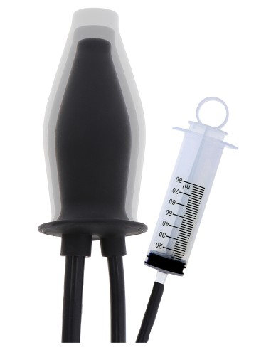 Plug Gonflable Lubinflat Butt 10.5 x 4 cm Noir | FetishXplore