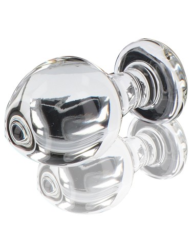 Plug en Verre Brilliant Star 8 x 4.5 cm | FetishXplore