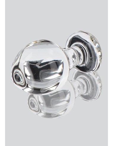Plug en Verre Brilliant Star 8 x 4.5 cm | FetishXplore