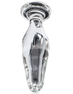 Plug en Verre Star Sparkler 11 x 3.5 cm | FetishXplore