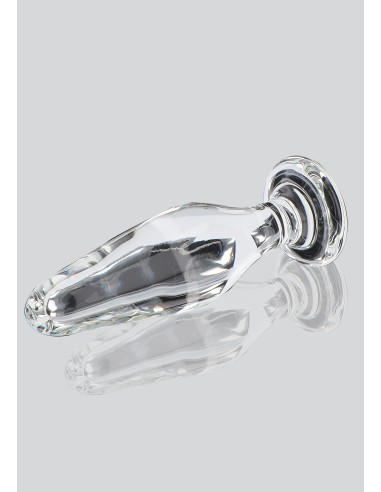 Plug en Verre Star Sparkler 11 x 3.5 cm | FetishXplore
