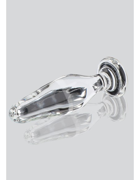 Plug en Verre Star Sparkler 11 x 3.5 cm | FetishXplore