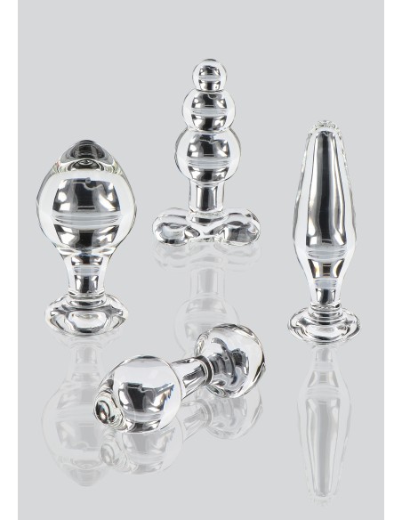 Plug en Verre Star Sparkler 11 x 3.5 cm | FetishXplore