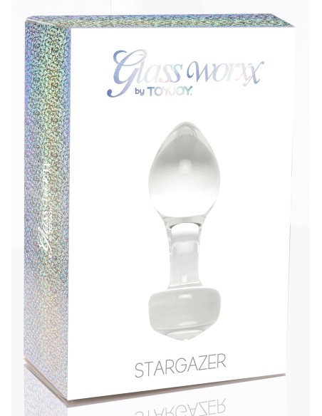 Plug en Verre Stargazer 6 x 3.7 cm | FetishXplore