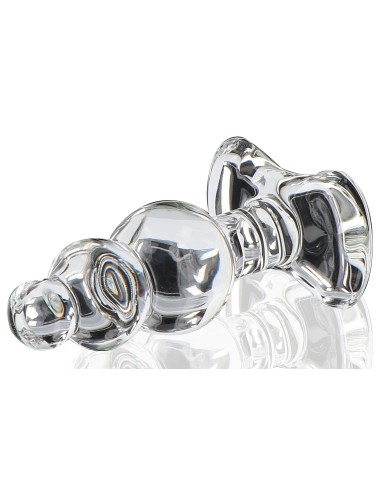 Plug en Verre Crystal Jewel 9.5 x 3.5 cm | FetishXplore