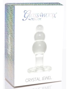 Plug en Verre Crystal Jewel 9.5 x 3.5 cm | FetishXplore 2
