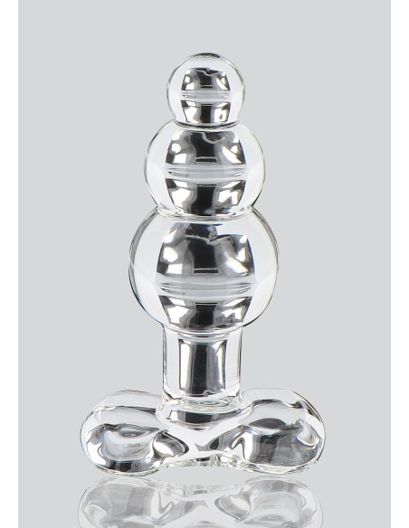 Plug en Verre Crystal Jewel 9.5 x 3.5 cm | FetishXplore