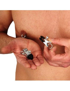 Pinces pour Tétons en Métal 4cm x2 The Red | FetishXplore