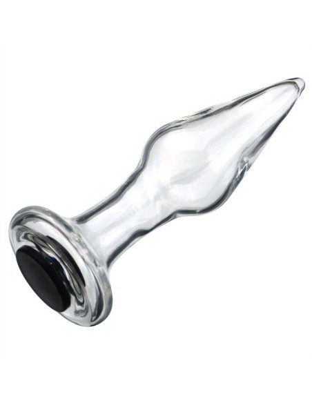 Plug en Verre Creux Holglass 10.5 x 3.6 cm | FetishXplore