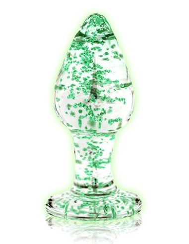 Plug en Verre Phosphorescent Butt Glow S 6 x 2.7 cm | FetishXplore