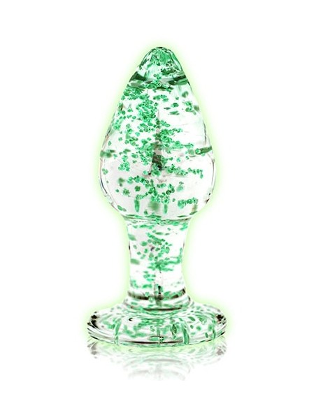 Plug en Verre Phosphorescent Butt Glow S 6 x 2.7 cm | FetishXplore