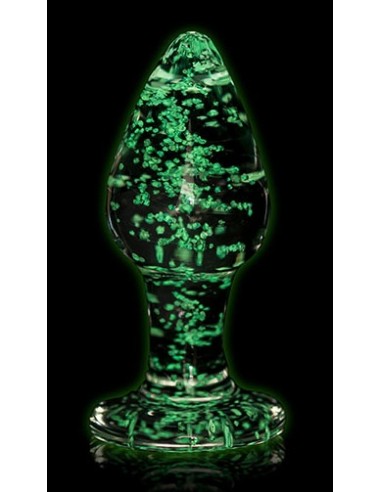 Plug en Verre Phosphorescent Butt Glow S 6 x 2.7 cm | FetishXplore