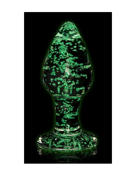 Plug en Verre Phosphorescent Butt Glow S 6 x 2.7 cm | FetishXplore