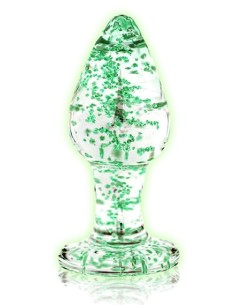 Plug en Verre Phosphorescent Butt Glow M 7 x 3.2 cm | FetishXplore 2