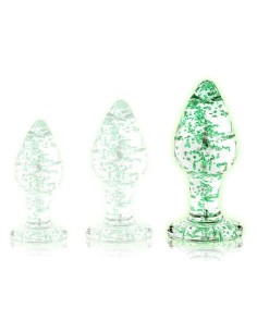 Plug en Verre Phosphorescent Butt Glow L 8 x 4 cm | FetishXplore