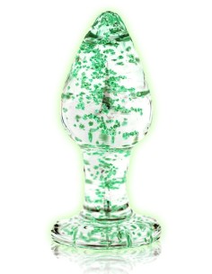 Plug en Verre Phosphorescent Butt Glow L 8 x 4 cm | FetishXplore 2