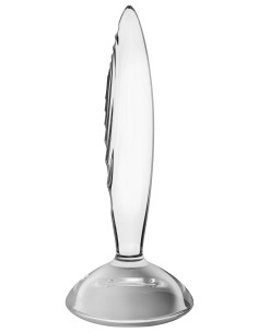 Plug en Verre Sparkling Crystal 16 x 3.5 cm Transparent | FetishXplore