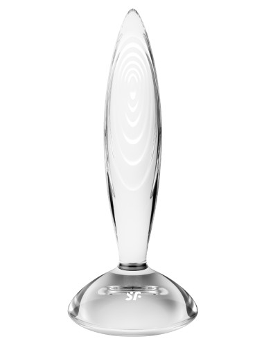 Plug en Verre Sparkling Crystal 16 x 3.5 cm Transparent | FetishXplore