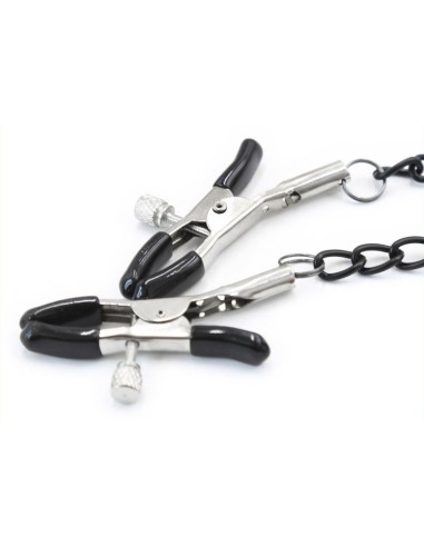 Gag Nip Ring and Nipple Clamp Black