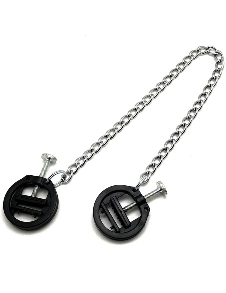PVC breast clamps with chain