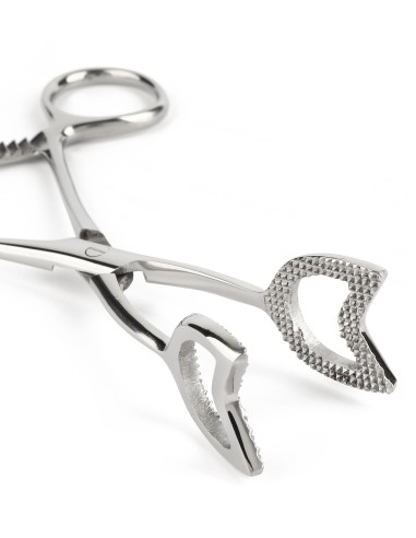 Pince Cube Tong Forme en V 15cm Mr. Steel | FetishXplore