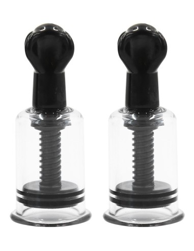 Twist nipples black 21 mm