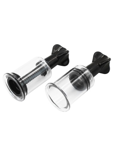 Twist nipples black 21 mm