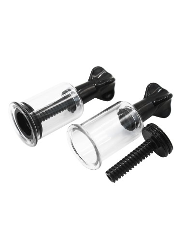 Twist nipples black 21 mm