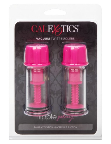 Aspire-Tétons Twist Suckers 30mm Roses | FetishXplore