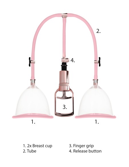 MEDIUM Breast Pump - Pink Gold