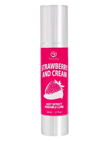 Touch & Kiss Fraise Crème 50ml Chaud | FetishXplore