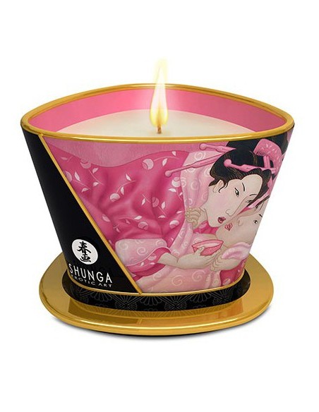 Bougie Massage Pétale de Rose 30ml | FetishXplore
