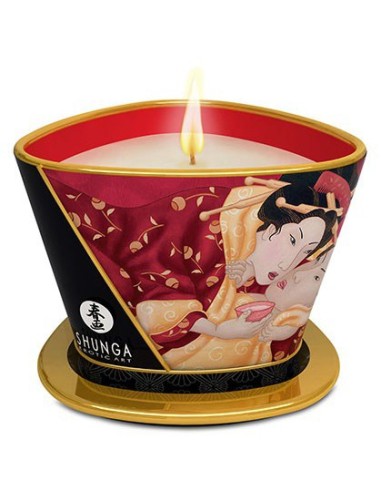 Chandelle Massage Fraise Romance 170ml | FetishXplore