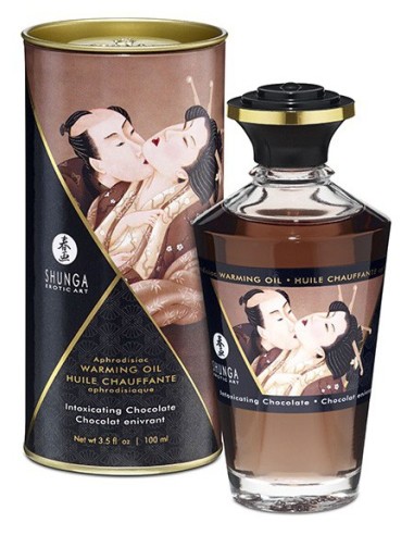 Aphrodisiac Warming Massage Oil - Intoxicating CHOCOLATE 100 mL
