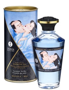 Huile Chauffante Frisson Coco 100ml | FetishXplore