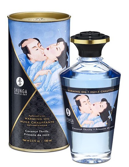 Huile Chauffante Frisson Coco 100ml | FetishXplore