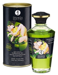 Huile Chauffante Thé Vert 100ml | FetishXplore