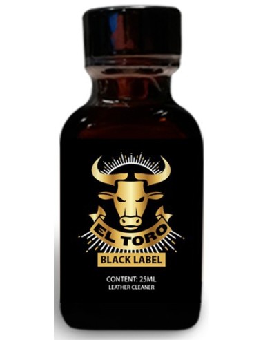 Poppers El Toro Black Label 25ml | FetishXplore